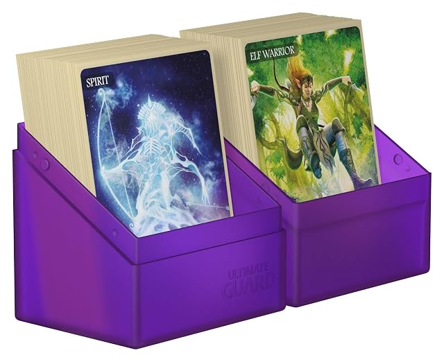 Foto 5 de 8 de Ultimate Guard Boulder Deck Case - Caja para 80 cartas, tamaño estándar, color amatista