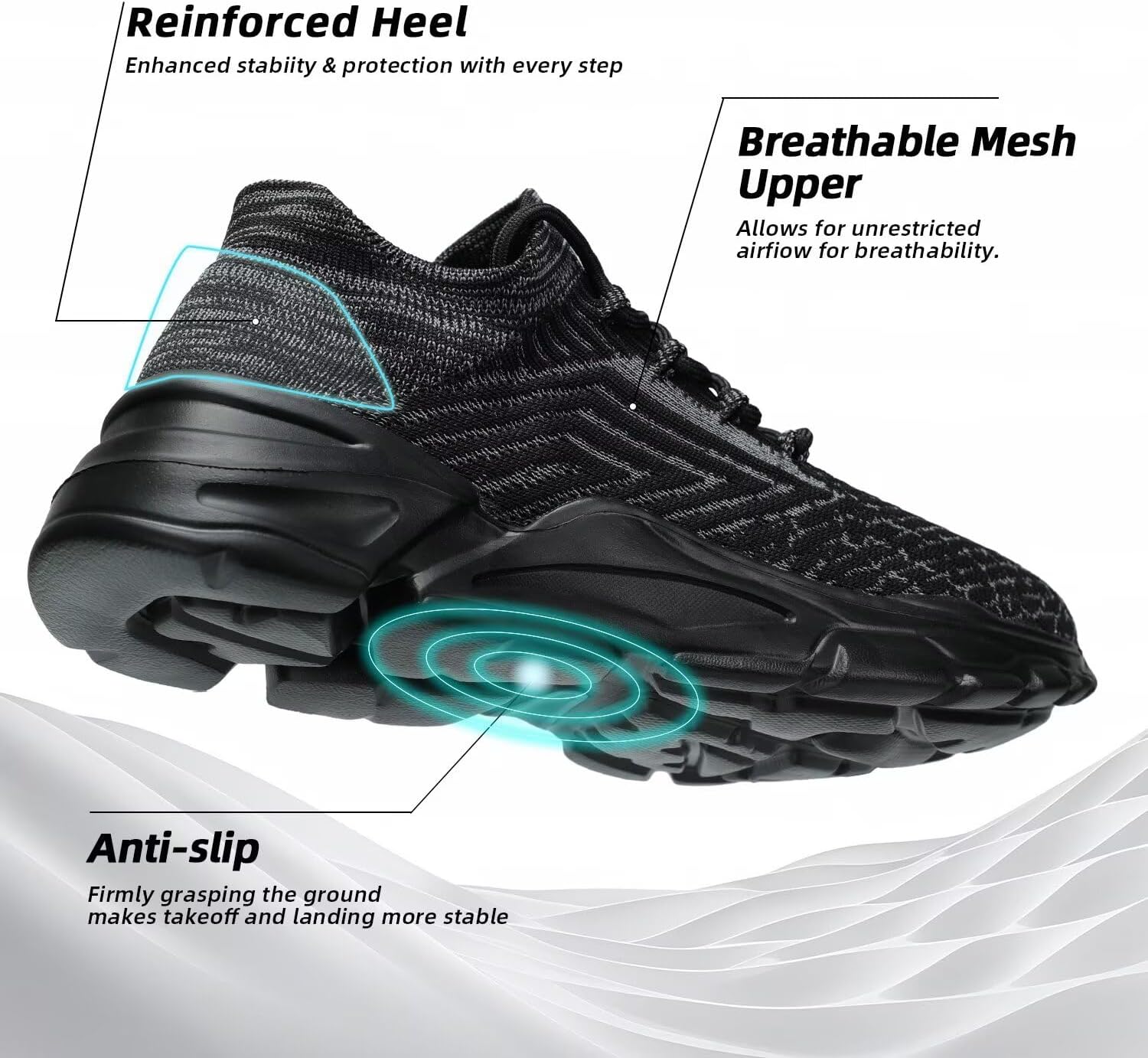 Wrezatro Men's Slip On Walking Shoes Running Comfortable Tennis Breathable Lightweight High Top Non Slip Athletic Gym Workout Casual Fashion Sneakers