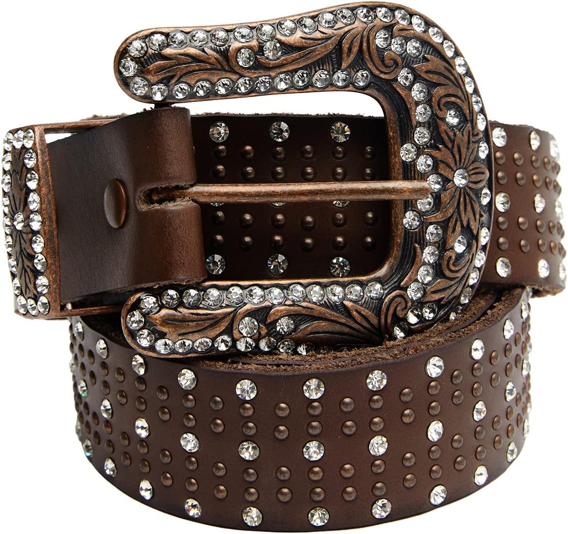 Shyanne Women's Triple Row Bling Belt - 6307-BR S/M