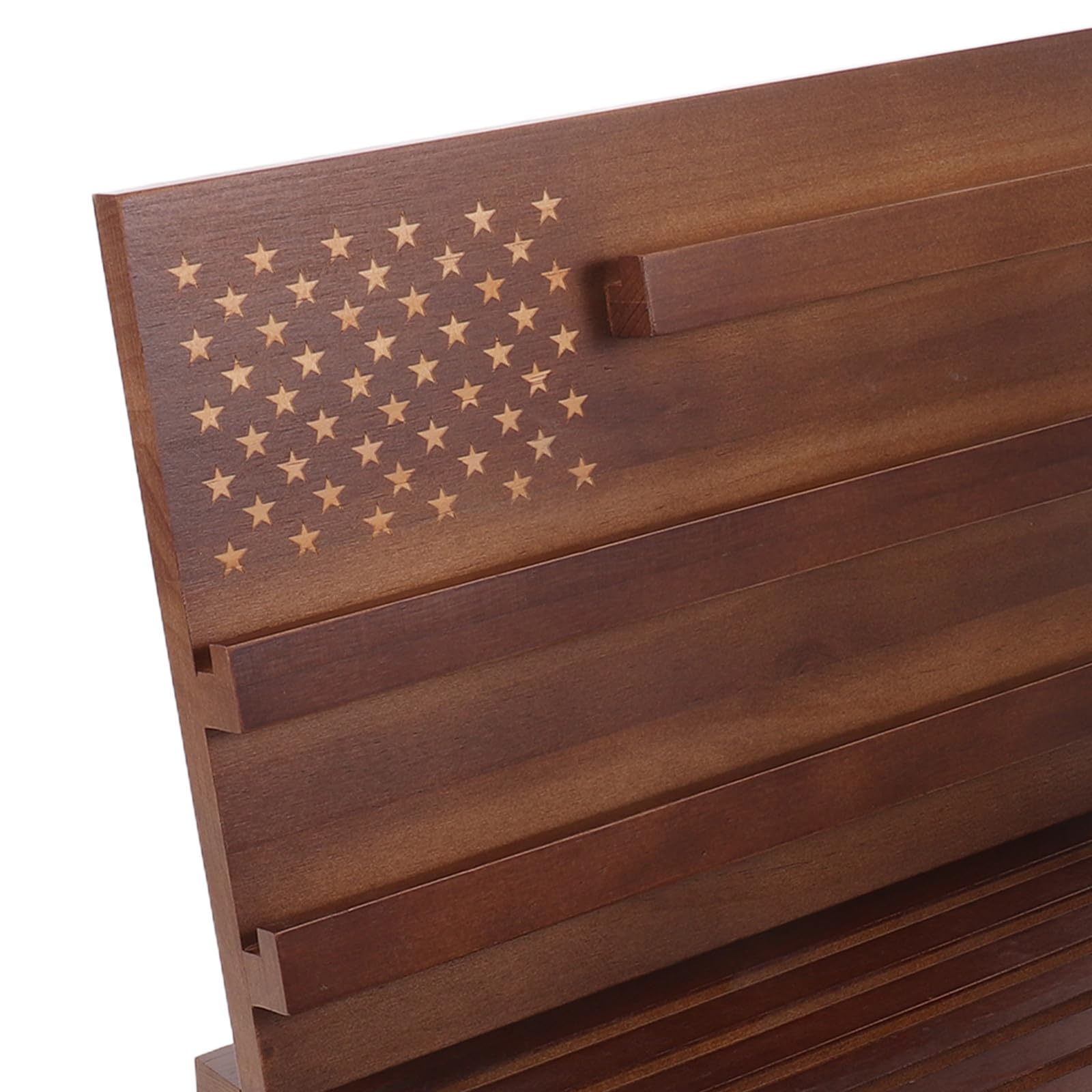 TOPBATHY Expositor de Madera para Monedas Militares y Medallas Ranuras