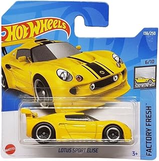 Hot Wheels - Lotus Sport Elise - Factory Fresh 6/10 - HCX44 - Short Card - Yellow - Sports Car - Mattel 2022