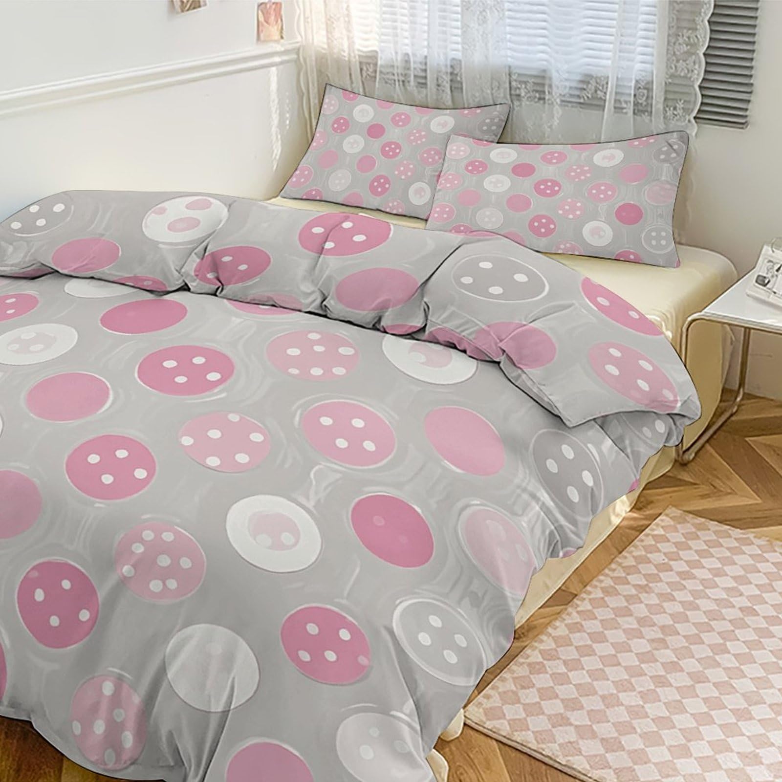 Parure de lit 3 pièces pour hôtel et maison : le confort d'une couette épaisse