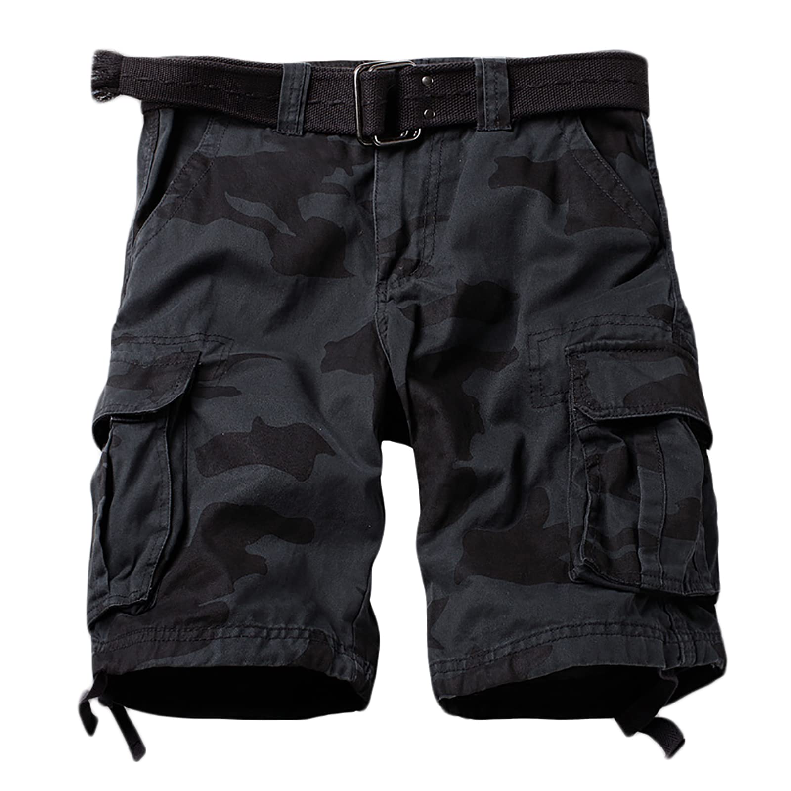 Męskie outdoorowe taktyczne szorty kamuflażowe, z wieloma kieszeniami, wodoodporne spodnie Ripstop (rozmiar: 29W, kolor: D)