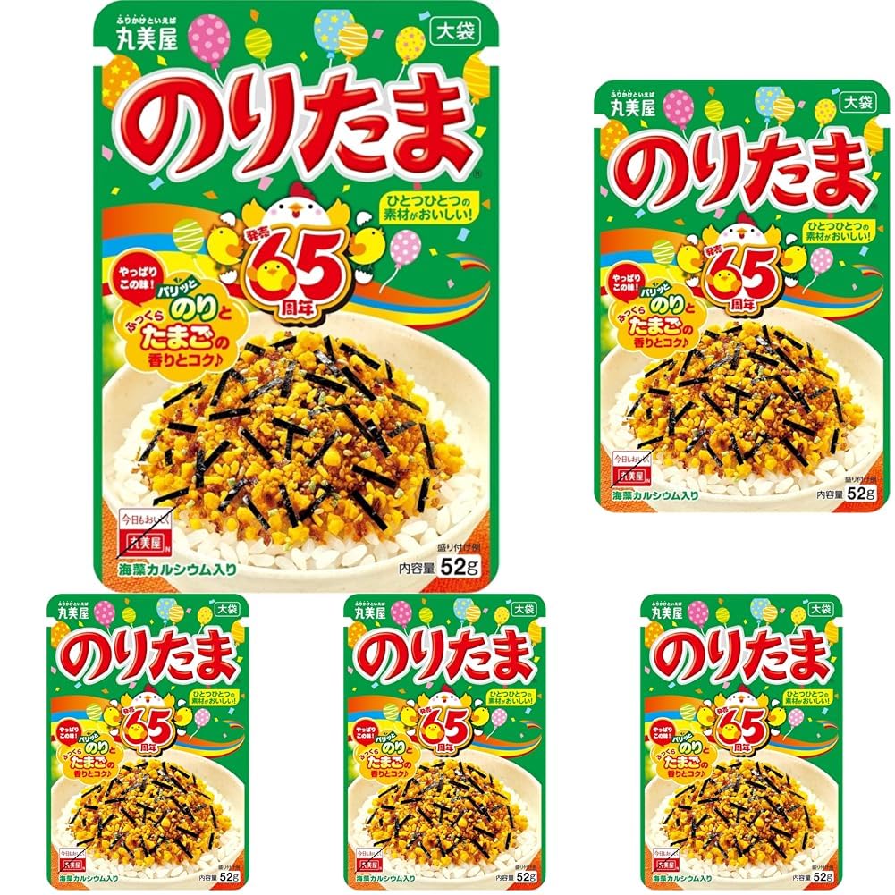 のりたま様購入専用 Amazon.co.jp: 丸美屋 のりたま（ふりかけ） 大袋 52g (× 5) : 食品