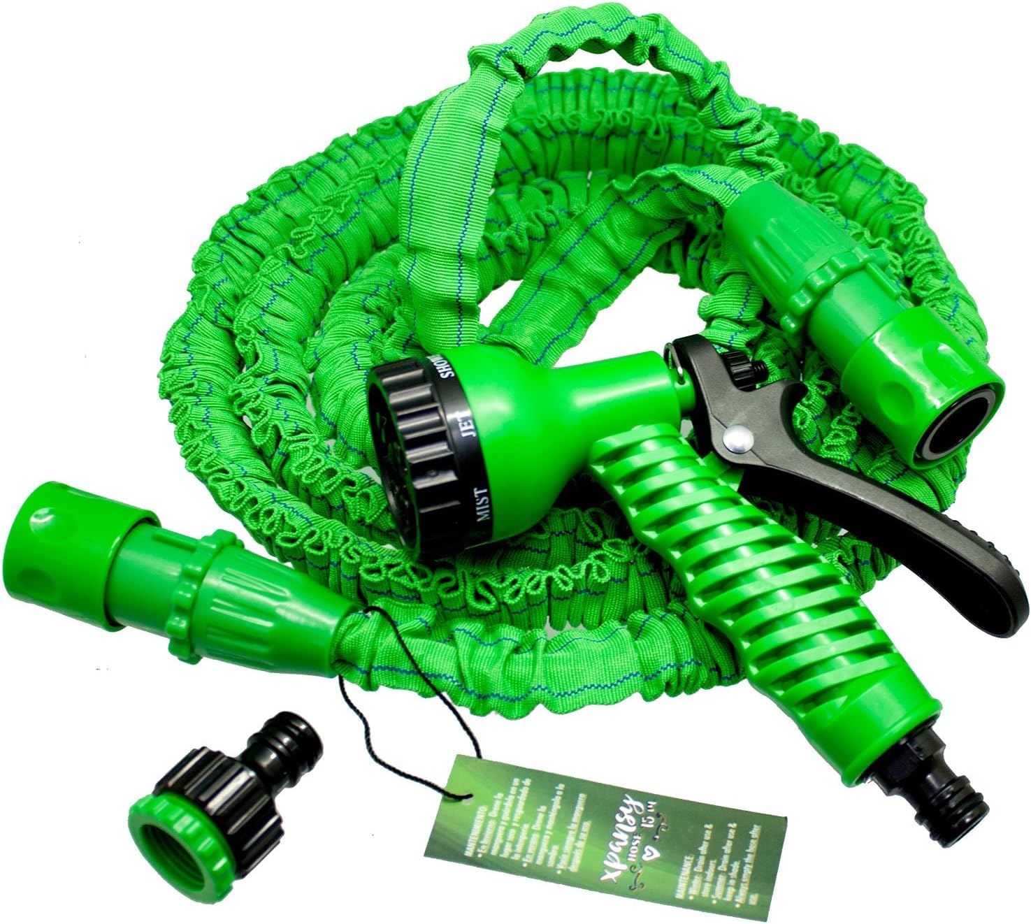 Tuyau Extensible à Pression d'Eau Xpansy C2607A 7,5 mètres Vert