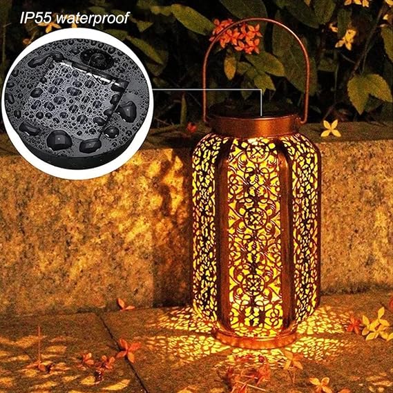 2Pcs Solar Lights Replacement Top with 30 LED String Light 7cm Solar Panel Lantern Lid Lights Replacement Top Light Bulb Replacement Part DIY Garden Decoration for Outside Garden Lantern Solar Lamp [Energy Class A+++]