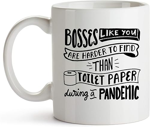 Miniatura 7 de YouNique Boss - Taza de café de 11 onzas, taza de café Worlds Best Boss para hombres y mujeres, taza divertida para jefe, regalos para el mejor jefe