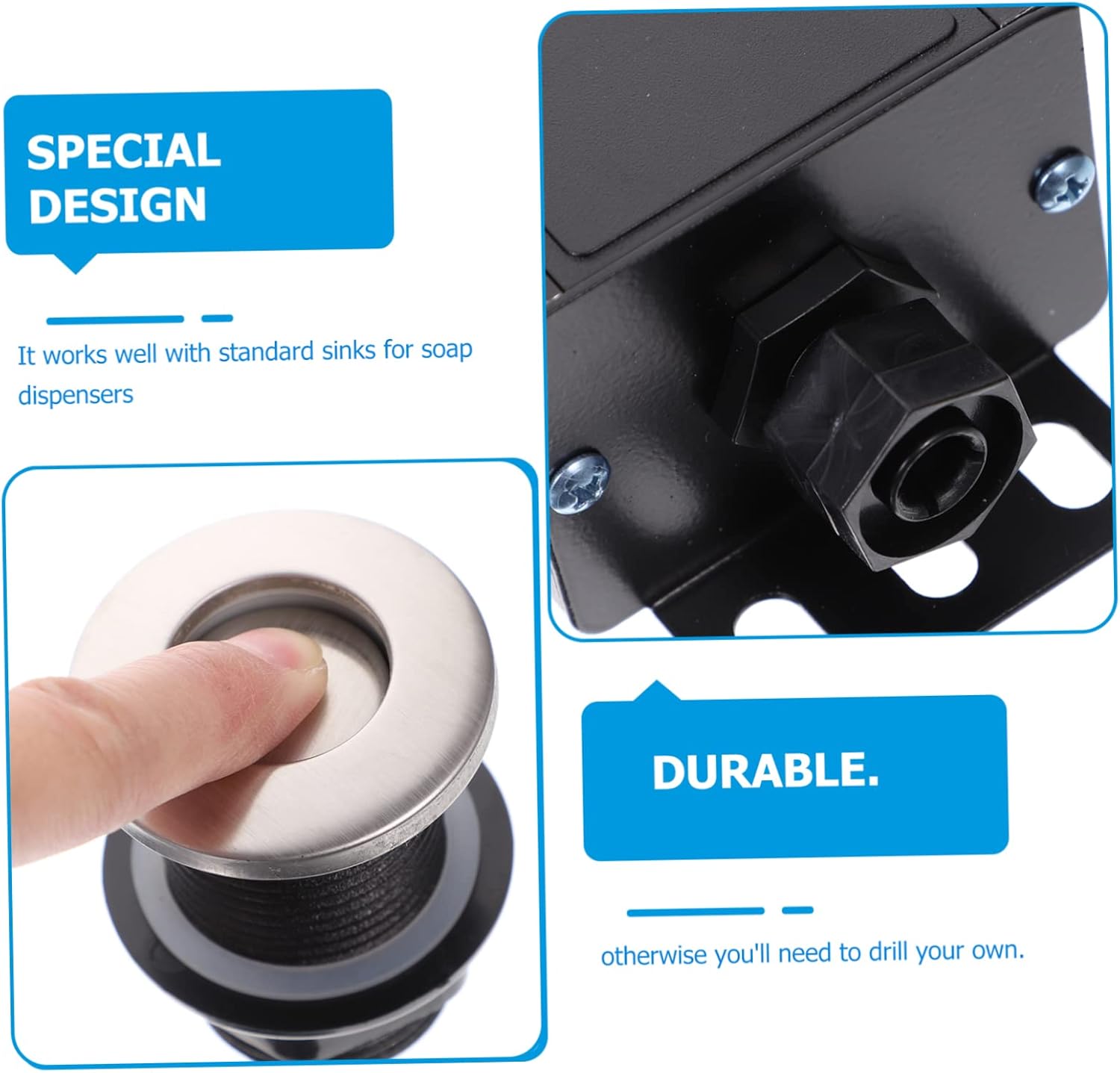 1set Garbage Disposal Air Kit Power Module Button Compatible Any of Waste Disposer Easy Installation Voltage