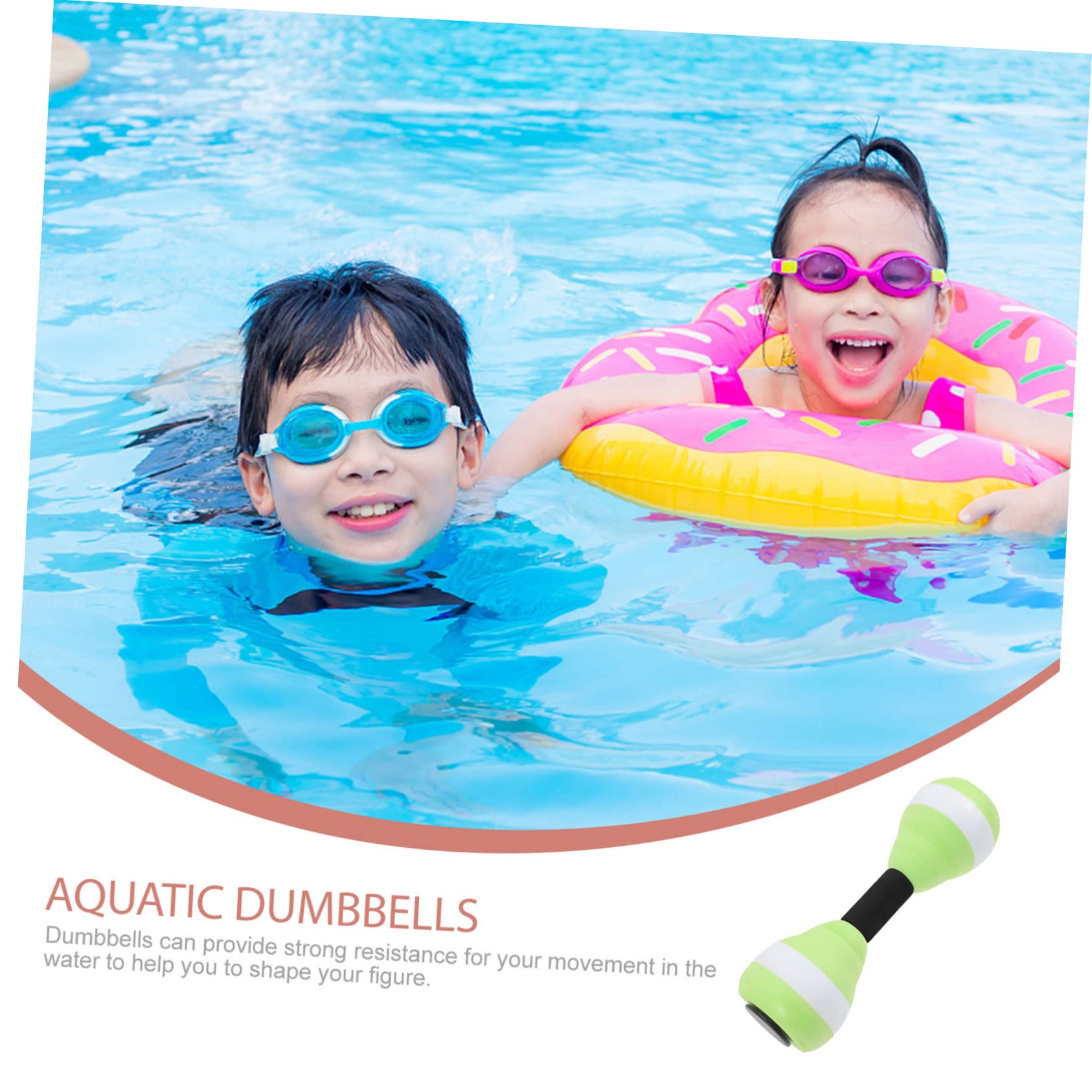 INOOMP 2 Pairs Acqua Manubri Bambino Piscina delle Set Palestra Piscina per I Bambini Piscina Pesi per L'Acqua Esercizio Attrezzature per Esercizi in Acqua Attrezzature per Il