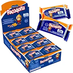 Paçoquinha Paçoca Paçoquita Diet Zero Açucar Quadrada Doce De Amendoim 24 Unidades 432g Santa Helena