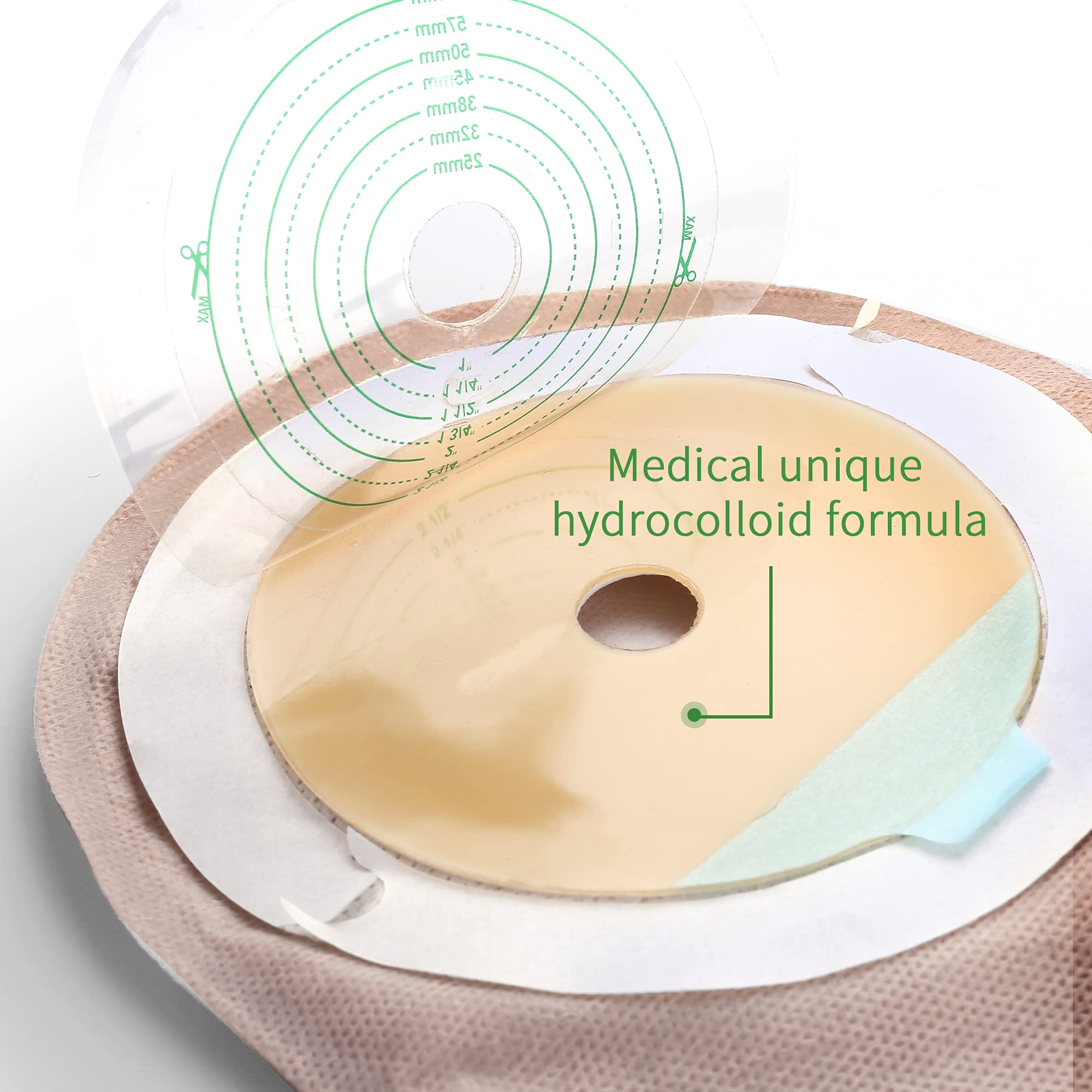 LotFancy Colostomy Bags, Pack of 20, Ostomy Colostomy Supplies, One