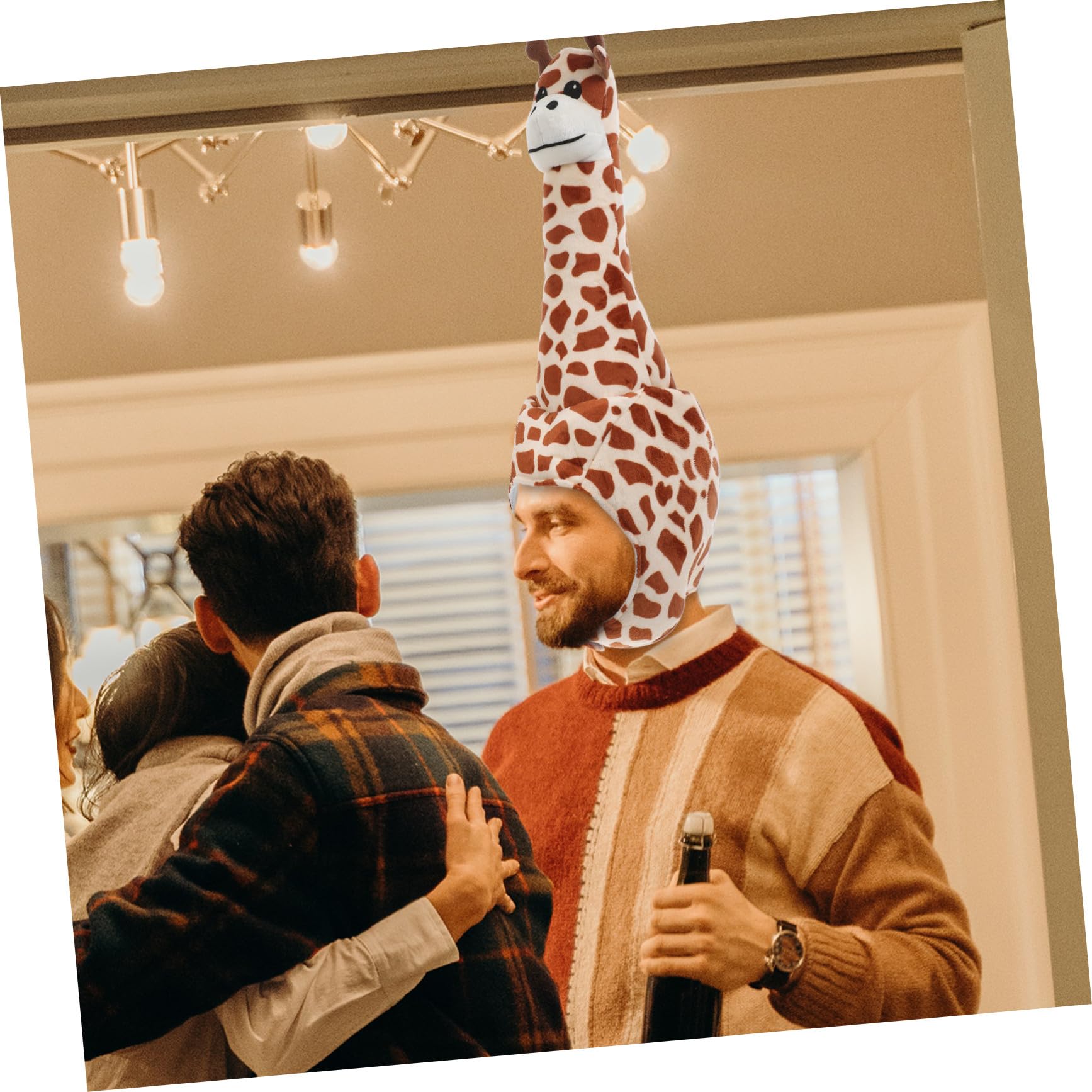 Toyvian Sombrero de Fiesta de Felpa Divertido Gorro de Disfraz Animal para Adultos Cómodo para Eventos Temáticos
