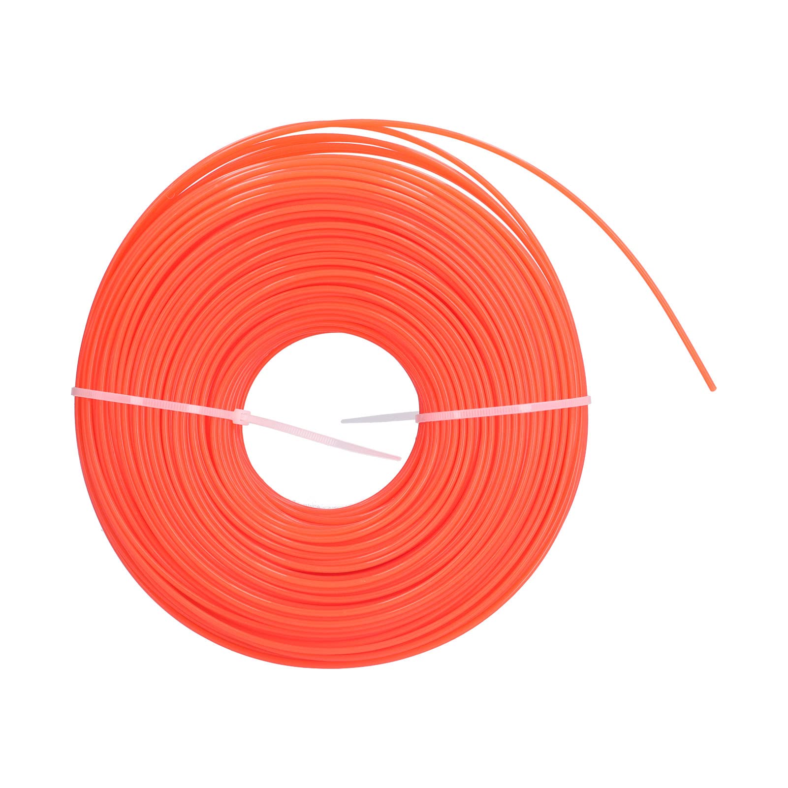 Cavo per decespugliatore da 120 m Linea da 2,4 mm in nylon tondo per decespugliatore Tosaerba da giardino domestico ad alte prestazioni di taglio Arancione