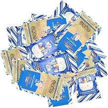 Ghrardlli Dark Chocolate Sea Salt Snowman Squares Individually Wrapped Holiday Chocolates White Chocolate with Peppermint Crunch 1 lb Bulk Pack Approx. 2226 Squares Perfect for Christmas Gifts, Stockings & Candy Bowls