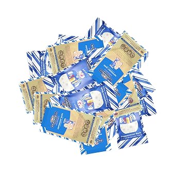 Ghrardlli Dark Chocolate Sea Salt Snowman Squares Individually Wrapped Holiday Chocolates White Chocolate with Peppermint Crunch 1 lb Bulk Pack Approx. 2226 Squares Perfect for Christmas Gifts, Stockings & Candy Bowls