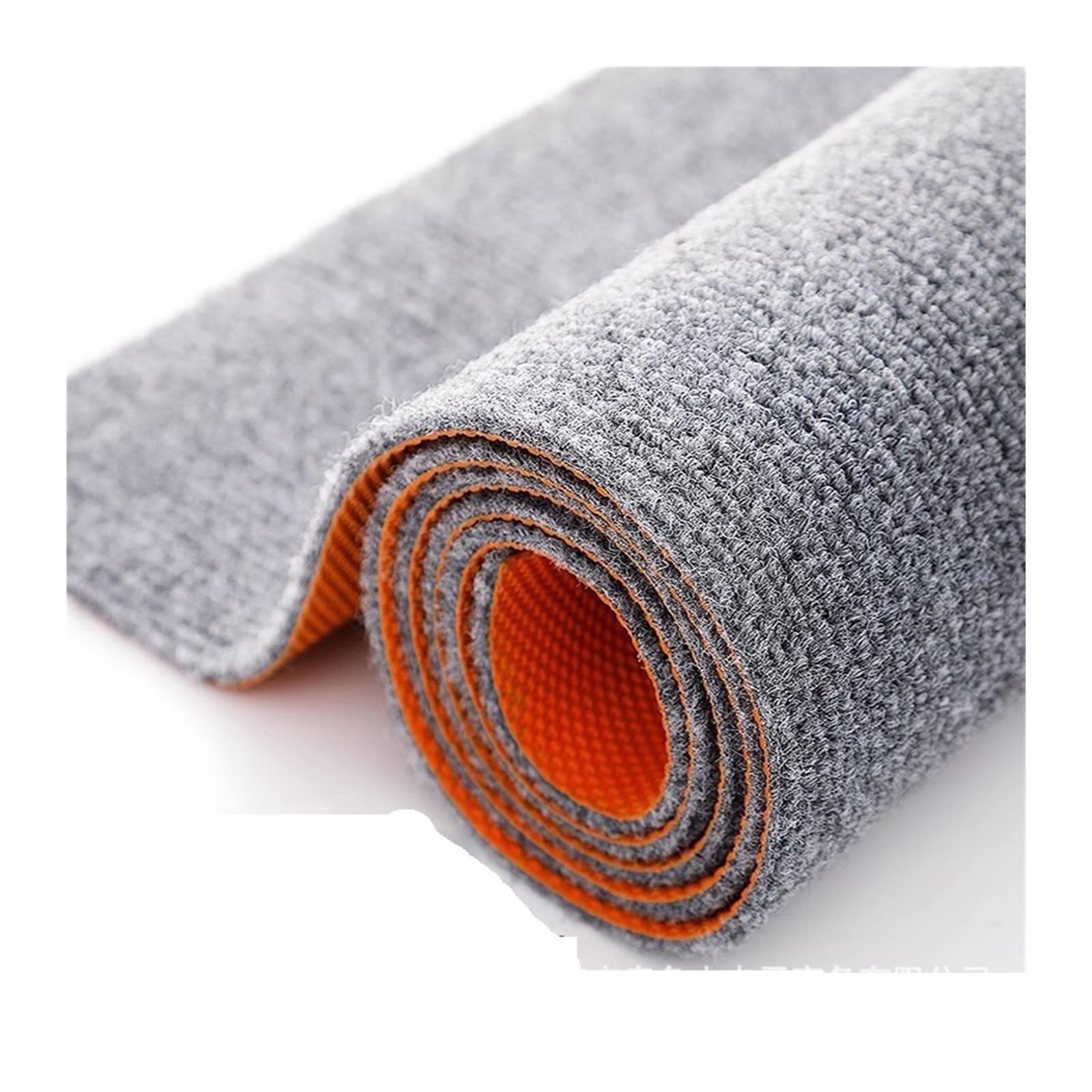 Tapis antidérapant TPE en velours gris absorbant Mossgreen 100x150cm