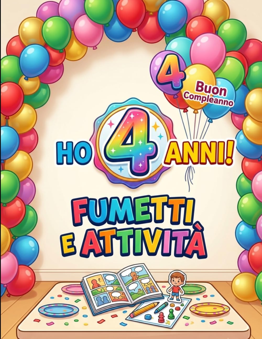 Ho quattro anni: Fumetti e attività!