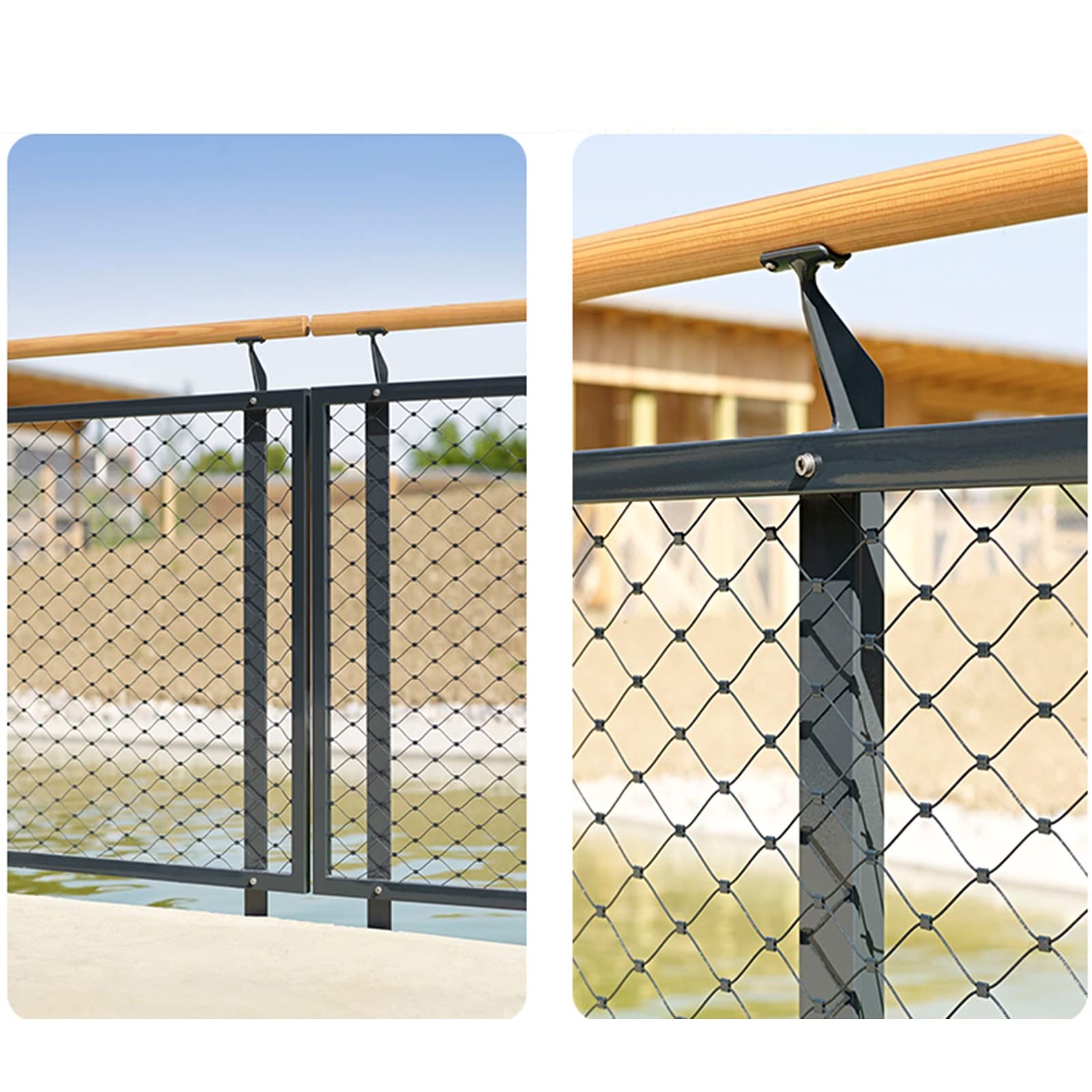 HIYOUGO Maschendraht Zaun - Verzinkt Für Garten & Tiergehege