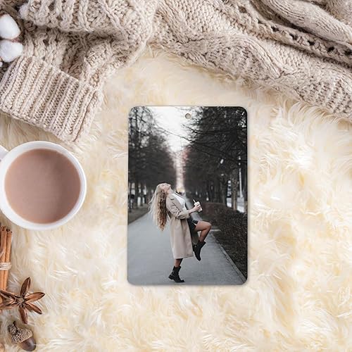 Miniatura 5 de Ambientador personalizado para automóvil Ambientador de aire personalizado con foto de doble cara, ambientadores con olor con imagen para armario,