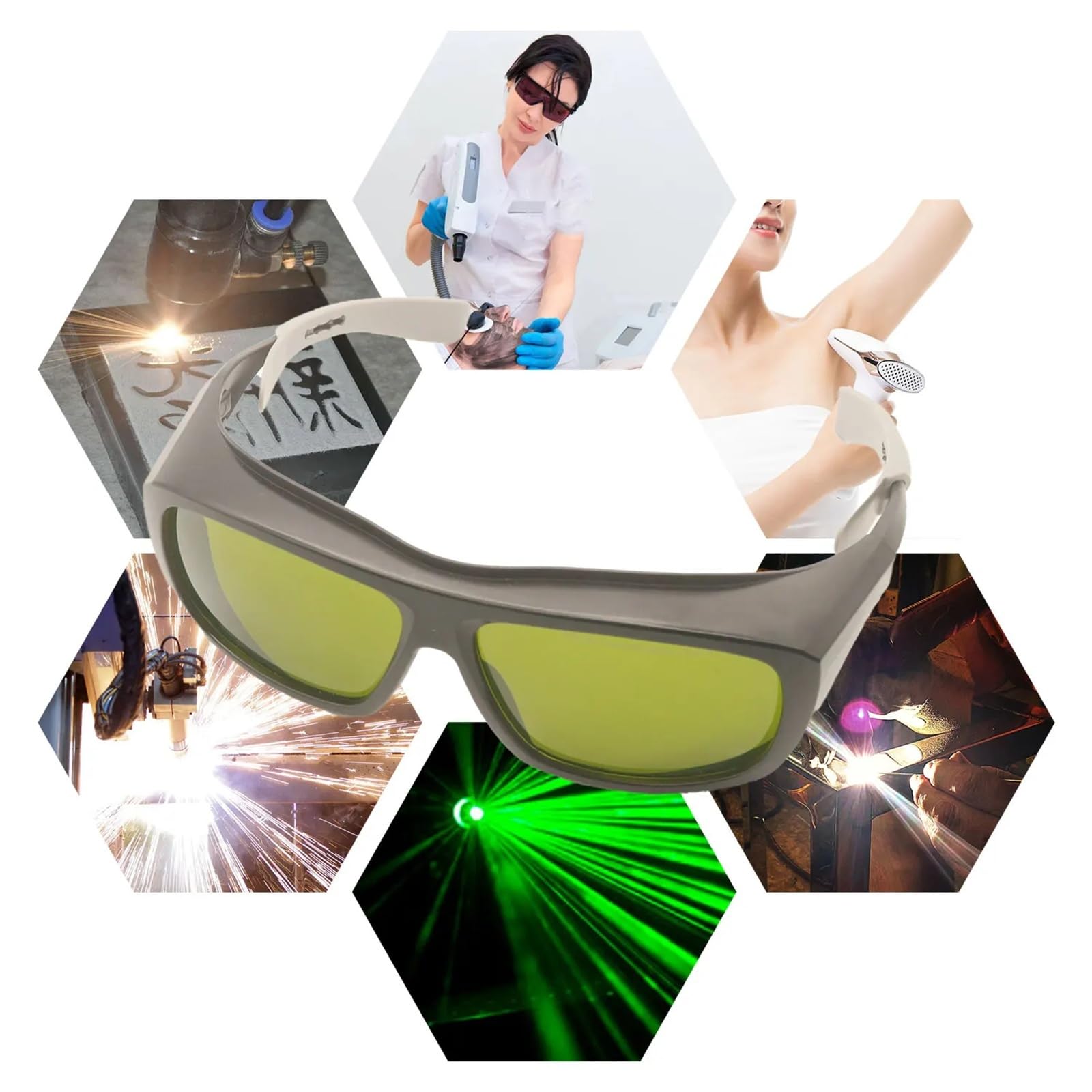 Schutzbrille Arbeitsschutzbrille Schutzbrille, Haarentfernungsbrille, Schweißerbrille, Augenschutzbrille, Strahlenschutzbrille, OD6