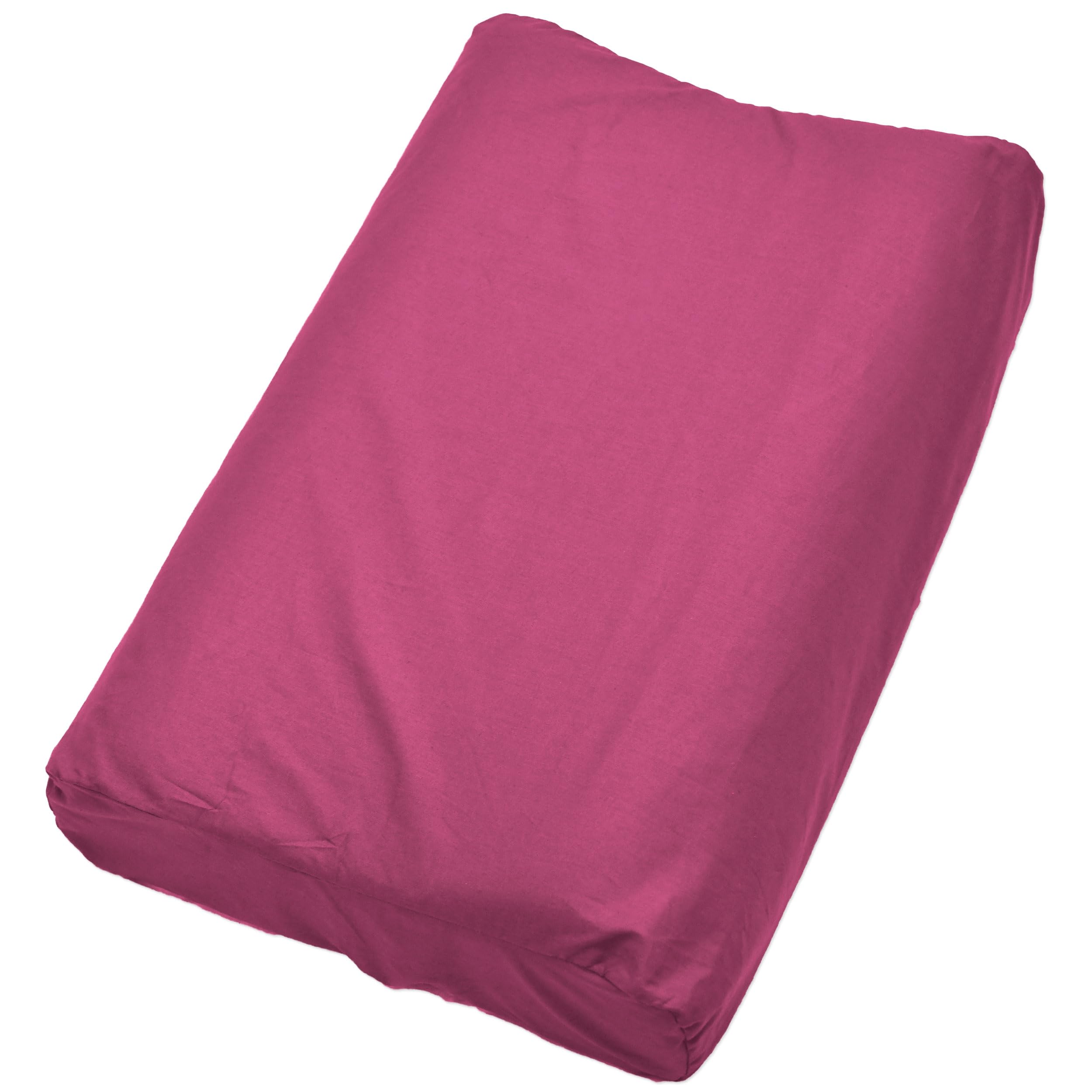 Nackenkissen Bezug 30x50 cm Bordeaux Gesundheitskissen Überzug