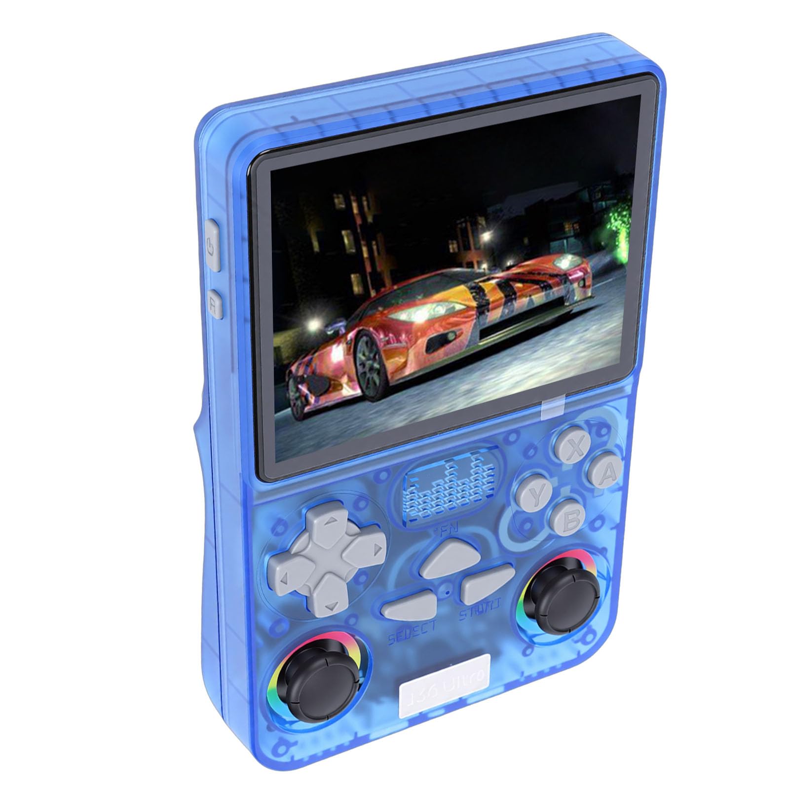 Cocoarm Console di Gioco retrò Portatile, Console di Gioco retrò ABS WiFi con Schermo da 4 Pollici 720x720 Memoria da 64 GB Batteria da 3000 MAh per Viaggi in Famiglia Giochi Pendolari (BLUE)