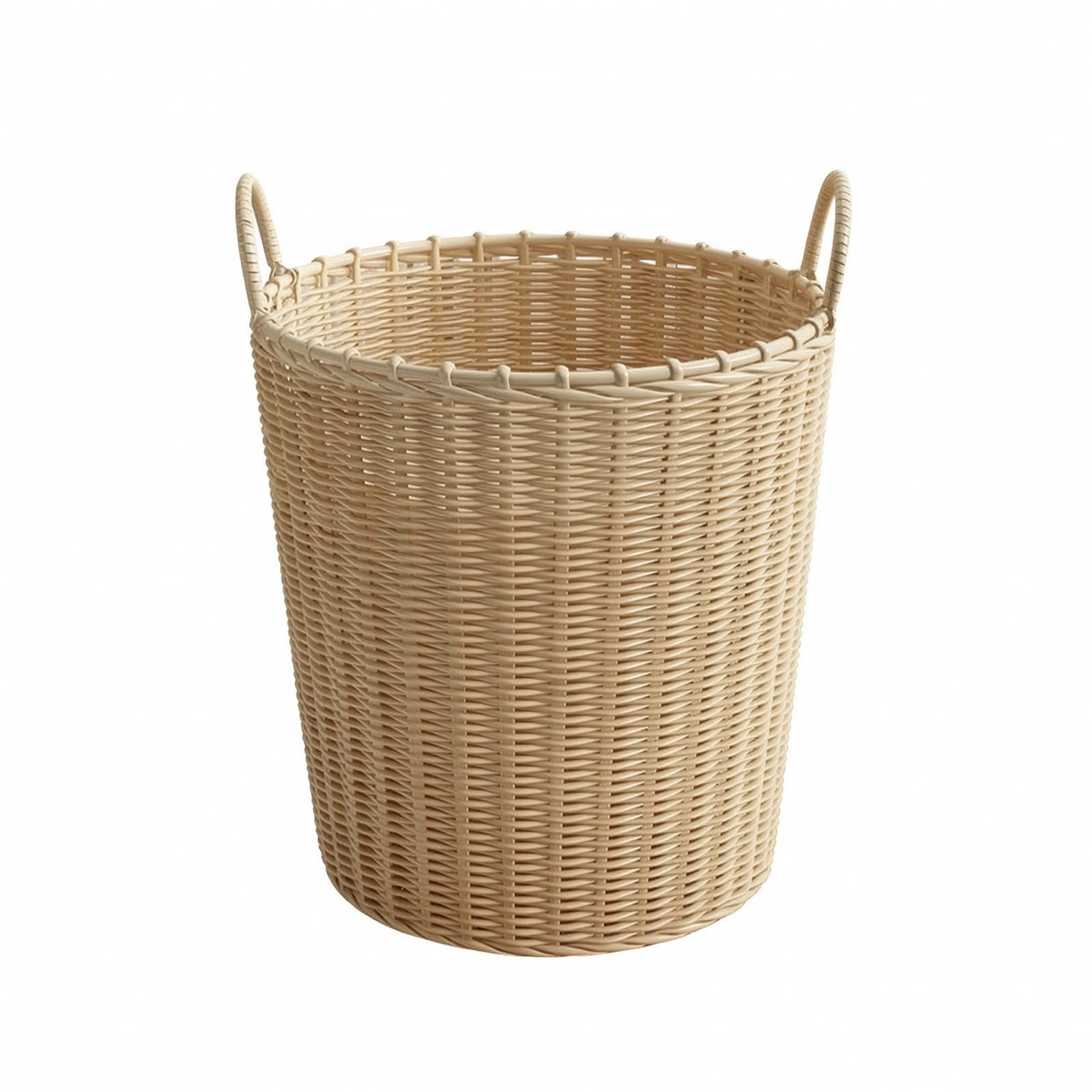 Atmungsaktiv Wäschekorb mit Tragegriff, Riesig, Höhe 45 Cm