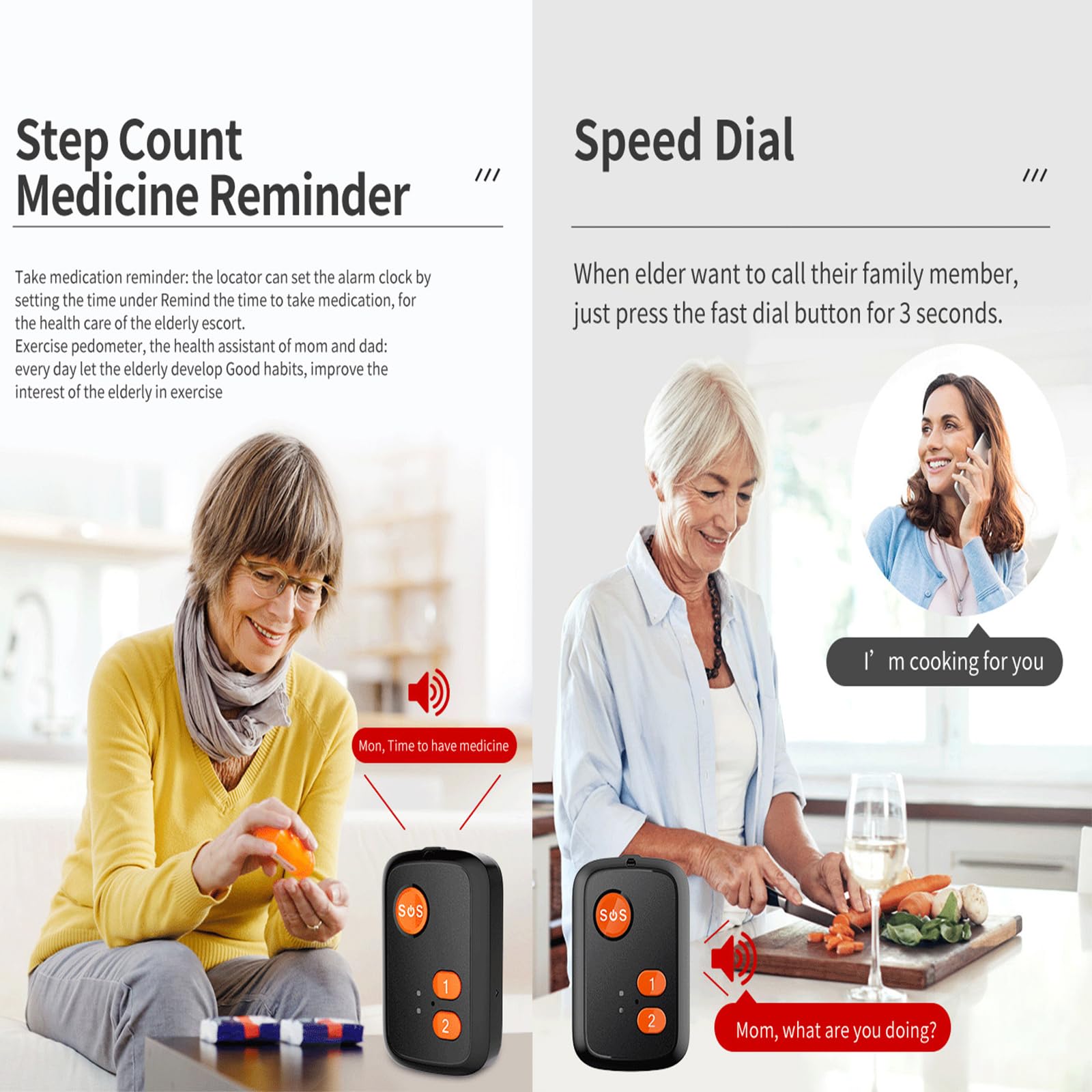 Smart Tuya WiFi Wireless SOS Panic Button Watch Emergency Call button for Seniors Kids Patients Safety Alert & Assistance Home - 30