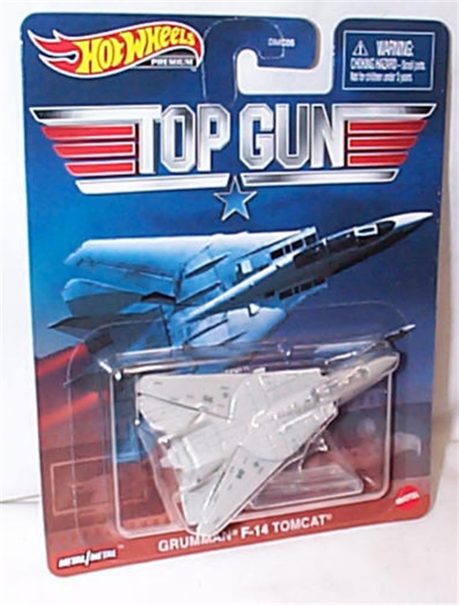 H0T WHEELS Real Riders T0P-GUN Grumman F-14 Tomcat vehicle 1:64 scale diecast model, GRL62-02