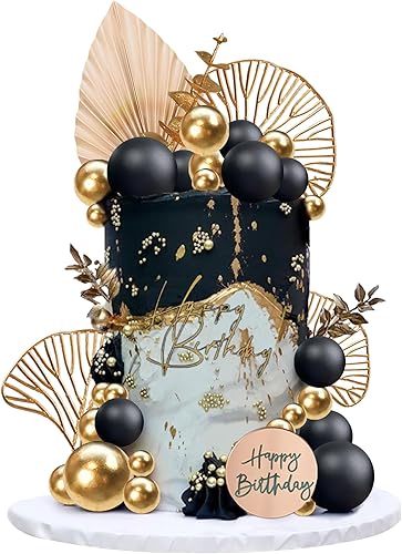 Decoración bohemia para tartas de feliz cumpleaños, con bolas de eucalipto para bodas, baby shower, niños y niñas, suministros de fiesta temática de