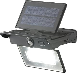 欧姆电机 monban 太阳能传感器灯 可折叠面板 白色LED 黑色 LS-S140PFR4-K 06-4289 OHM