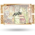 ALL4JIG 1000 Piece Rotating Puzzle Board with 4 Drawers 20.94x28.74Portable Wooden Jigsaw Puzzle Table for Adults Portable,Lazy Susan Spinning Puzzle Boards Birthday Gift for mom