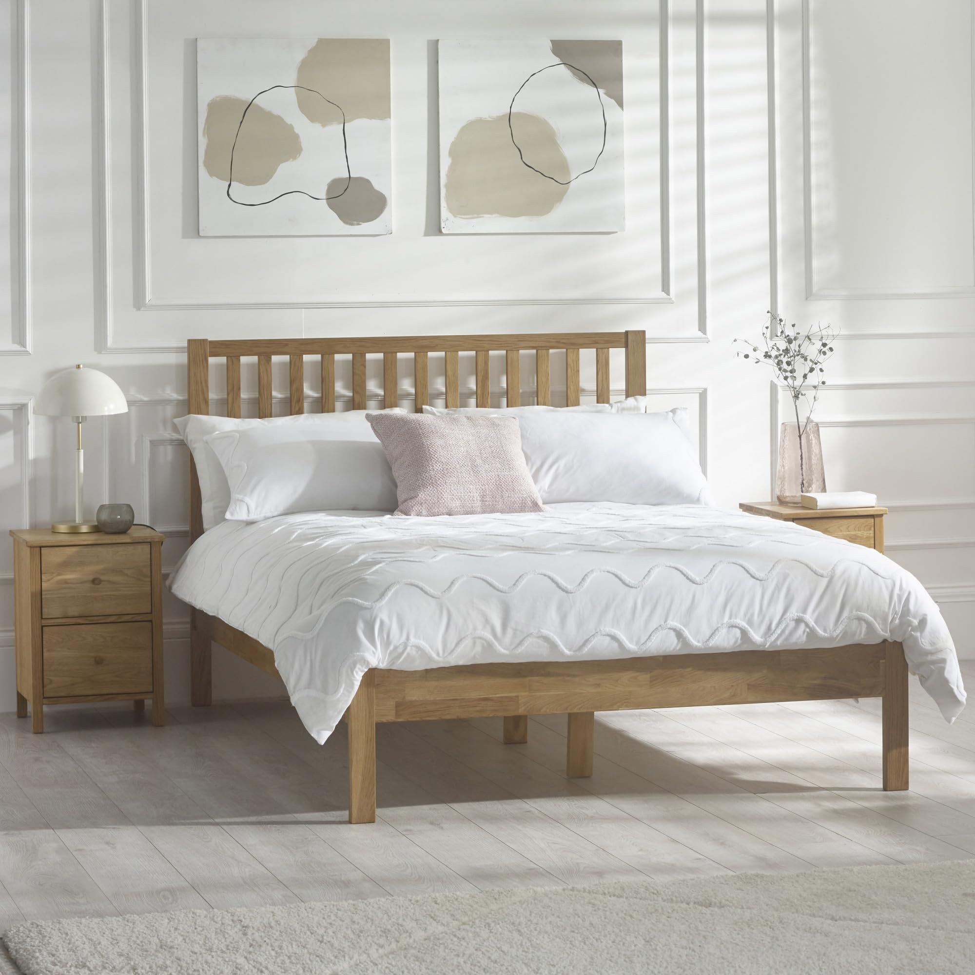 Julian Bowen Oak Coxmoor Wooden Bed