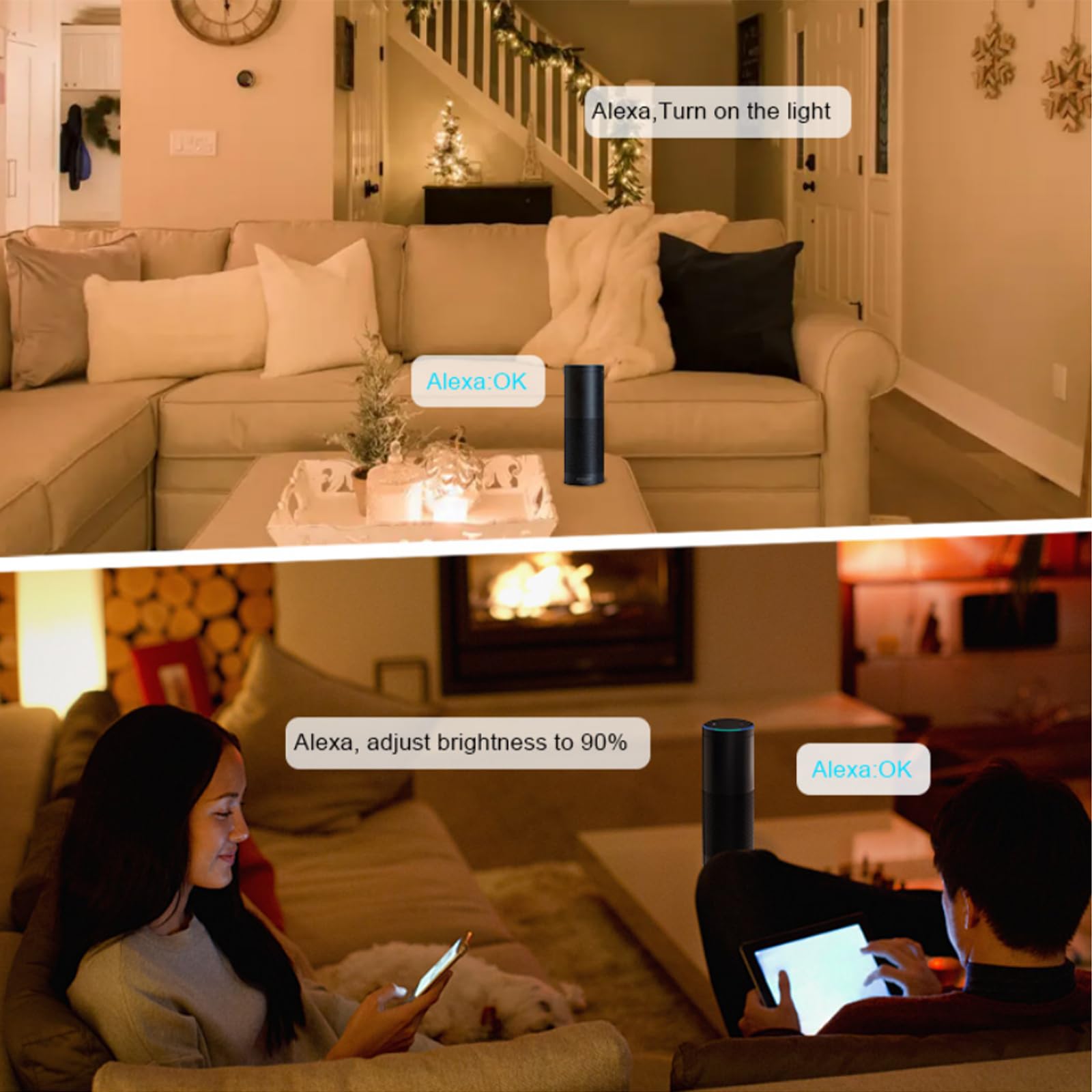 RGBW SMD FCOB Tira LED de 5 pines 2.4 GHz WiFi Group Controller Alexa Google Home Smartphone APP Control Compatible con WR01RF LM096 FUT095 FUT096 B3 T3 Mi-Boxer/Mi-Light RGBW Remote