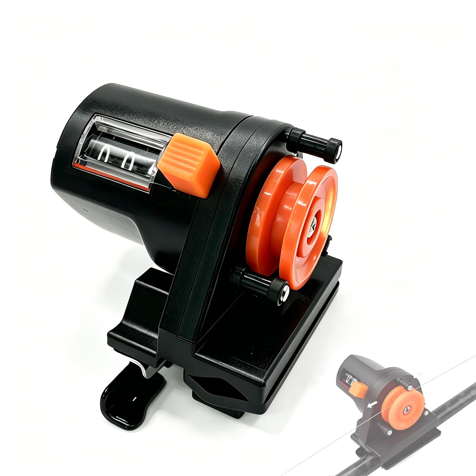 Angelschnur Zähler Für Sea Fishing,SchnurspulgeräT Angeln,Tackle Bidirectional Counting Fishing Line Depth Gauge Tool,0-999m Längen Gauge ForzäHler,Kompatibel Mit Ruten Clip-On Rods Bis 2,5cm