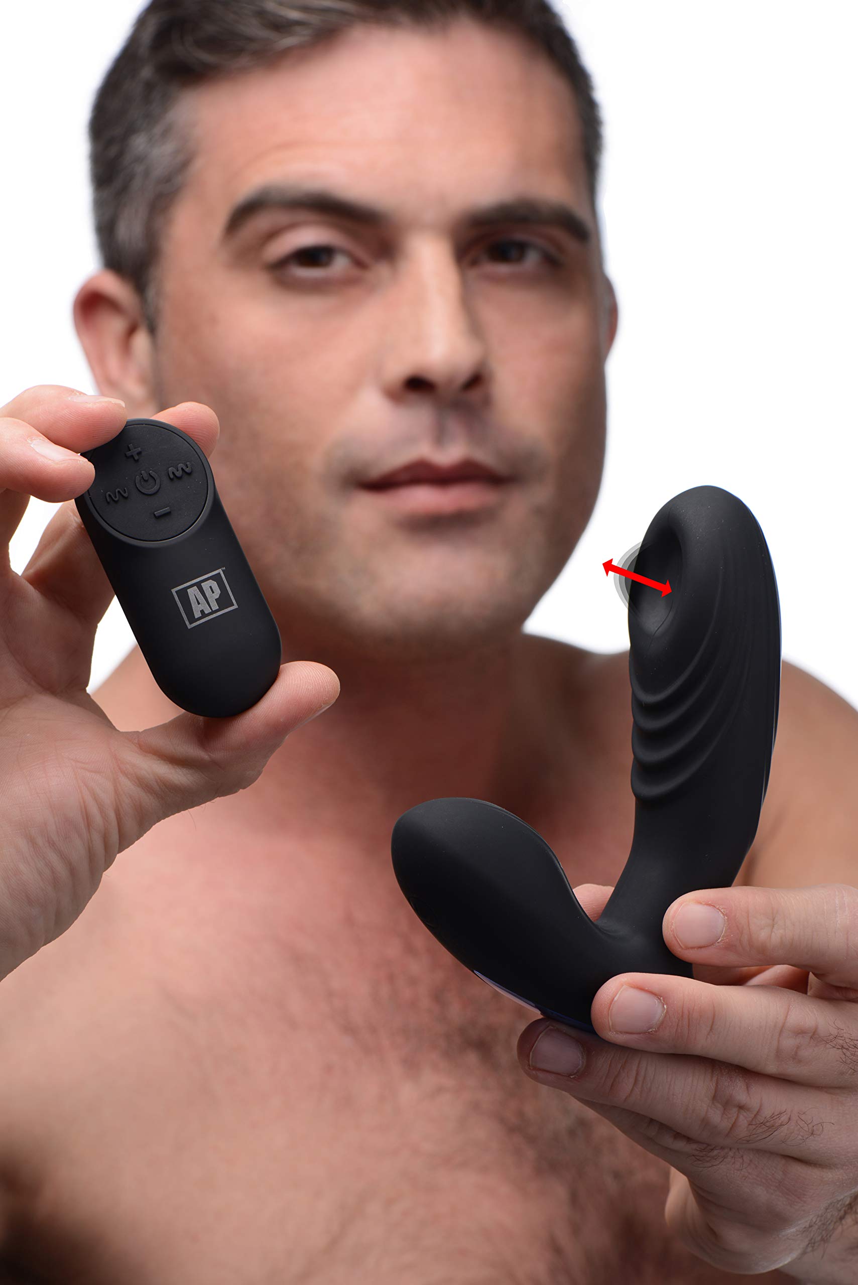 Alpha-Pro P-Thump Prostate Vibrator With Remote Control - 260 g