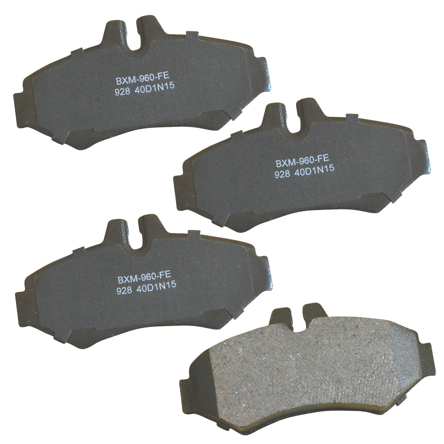 Bendix Premium SBM928 Semi-Metallic Rear Brake Pads for Select Models Dodge Sprinter 2500, 3500, Freightliner Mercedes-Benz G55 AMG, G500, G550