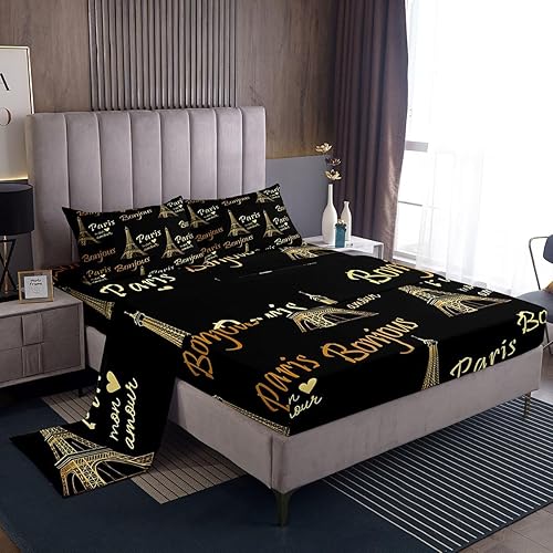 Miniatura 39 de Feelyou Sábanas de Flores Groovy con Bolsillo Profundo Sábana Bajera Ajustable 60S 70S 80S Flores Hippie Bohemias Juego de Sábanas Retro Floral Boho