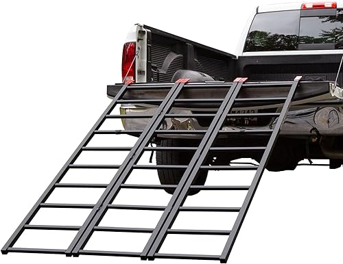 Black Widow Rampa ATV Multiplegable Acero 1,000 lb Capacidad para Camiones y Remolques