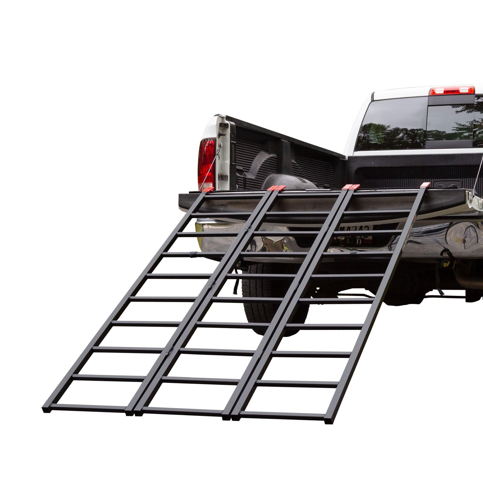 Black Widow ATV Ramp Multi-Folding Steel 1,000 lb. Capacity for Trucks and Trailers