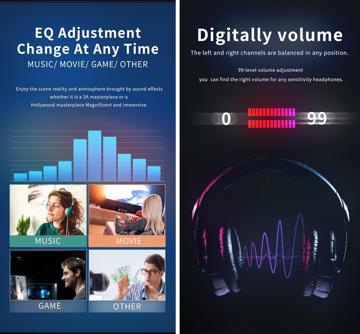 xDuoo XD05 PLUS2 Portable DAC Headphone Amp - 1200mw Out Power Bluetooth 5.1 USB Support UAC1.0/2.0 PCM384KHZ/DSD256/MQA with EQ Adjustment