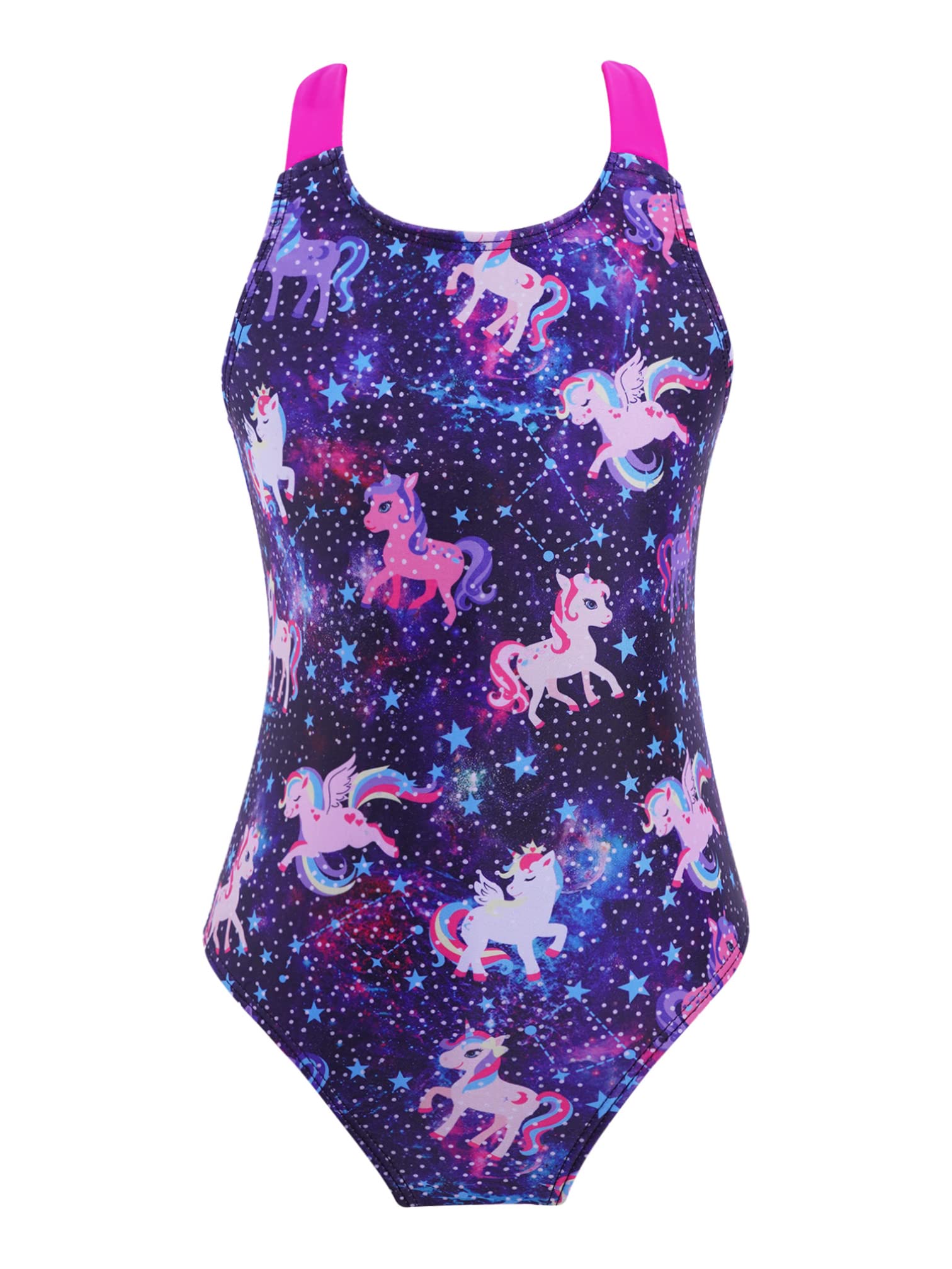 MSemis Bañadores Unicornios Niña Traje de Baño de Una Pieza Tankini Niña de Surf Bikini Sirena Niña Seca Rápido Ropa de Baño Swimsuit