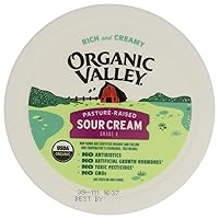 Vista 5 de Organic Valley Crema agria orgánica regular, 16 onzas