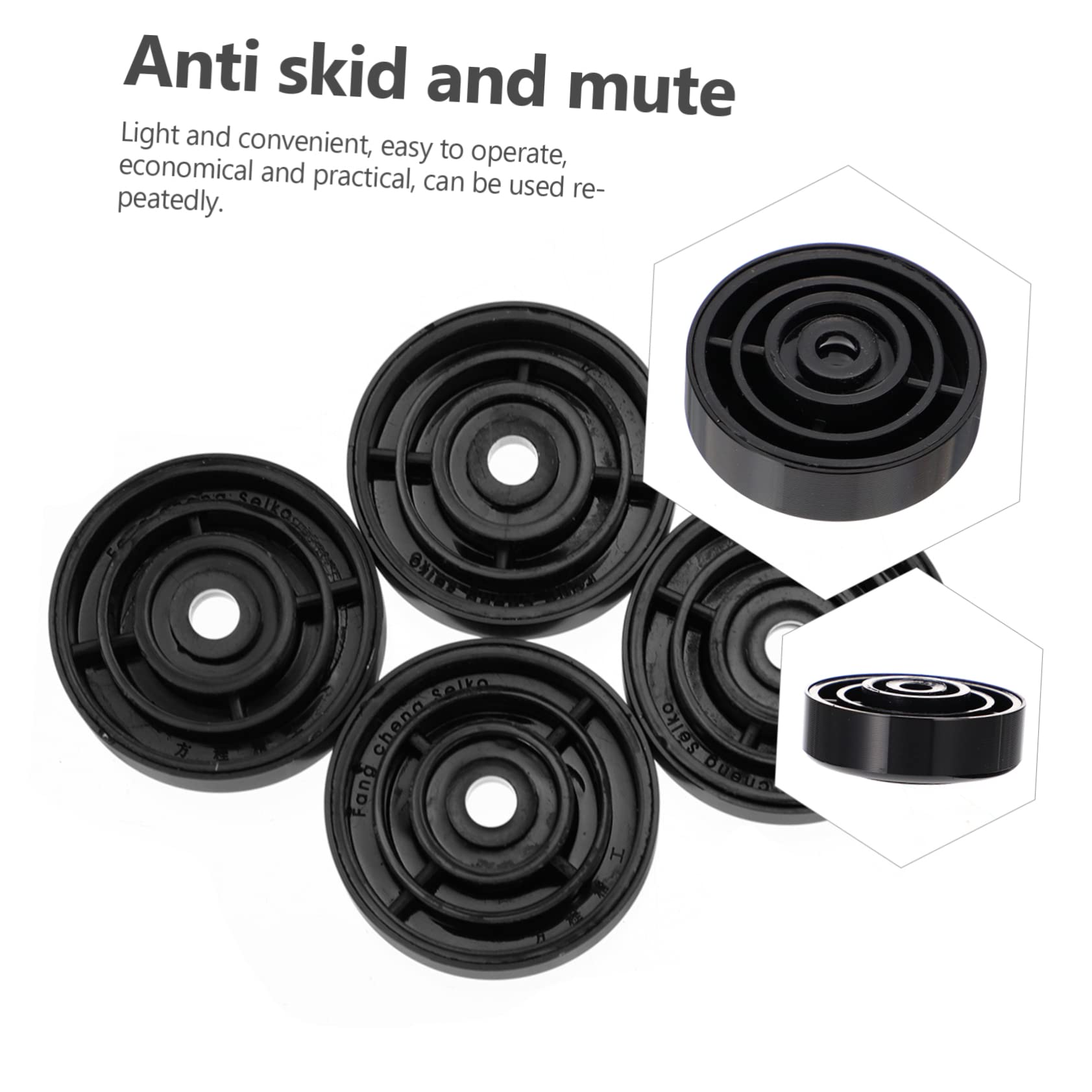 OSALADI Speaker Anti-Vibration Feet Pads Aluminum Amplifier Pads Excellent Damping Properties