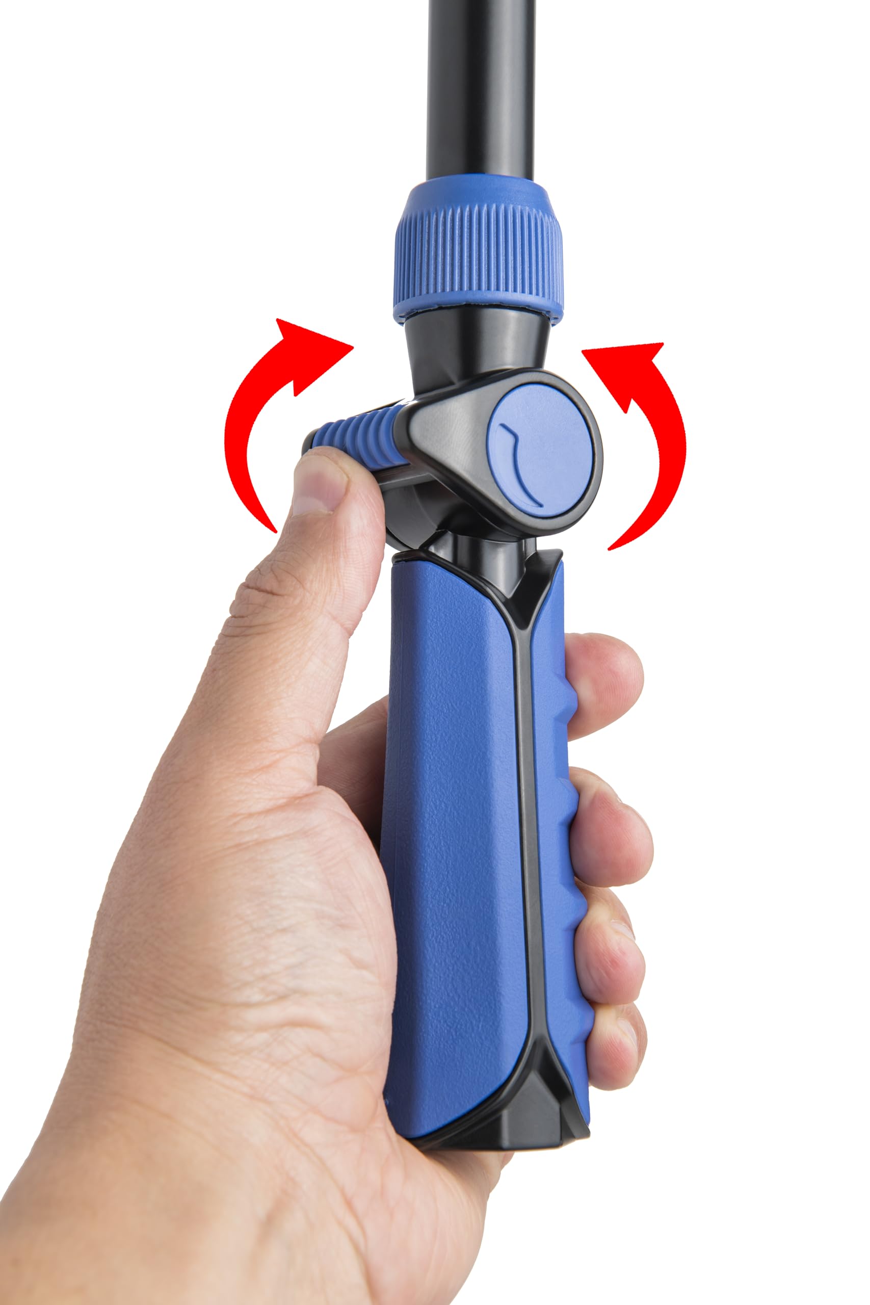 Con una varita de riego de jardín ajustable con control de pulgar, boquilla de manguera telescópica de 19 Corvid 24 pulgadas, 8 patrones de pulverización, zinc y aluminio resistentes para un riego y