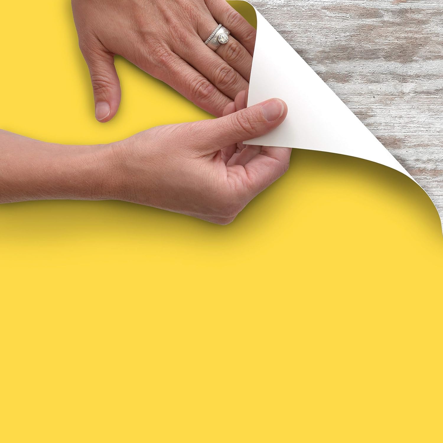 LIVECOOL™ Wall Stickers Matte Self Adhesive Wallpaper DIY PVC Shelf Liner, Furniture, Almirah, Table Top, Wardrobe, Wooden Door (24 X 100 Inch, Lemon Yellow) (B0CWS7J629) Amazon Price History, Amazon Price Tracker