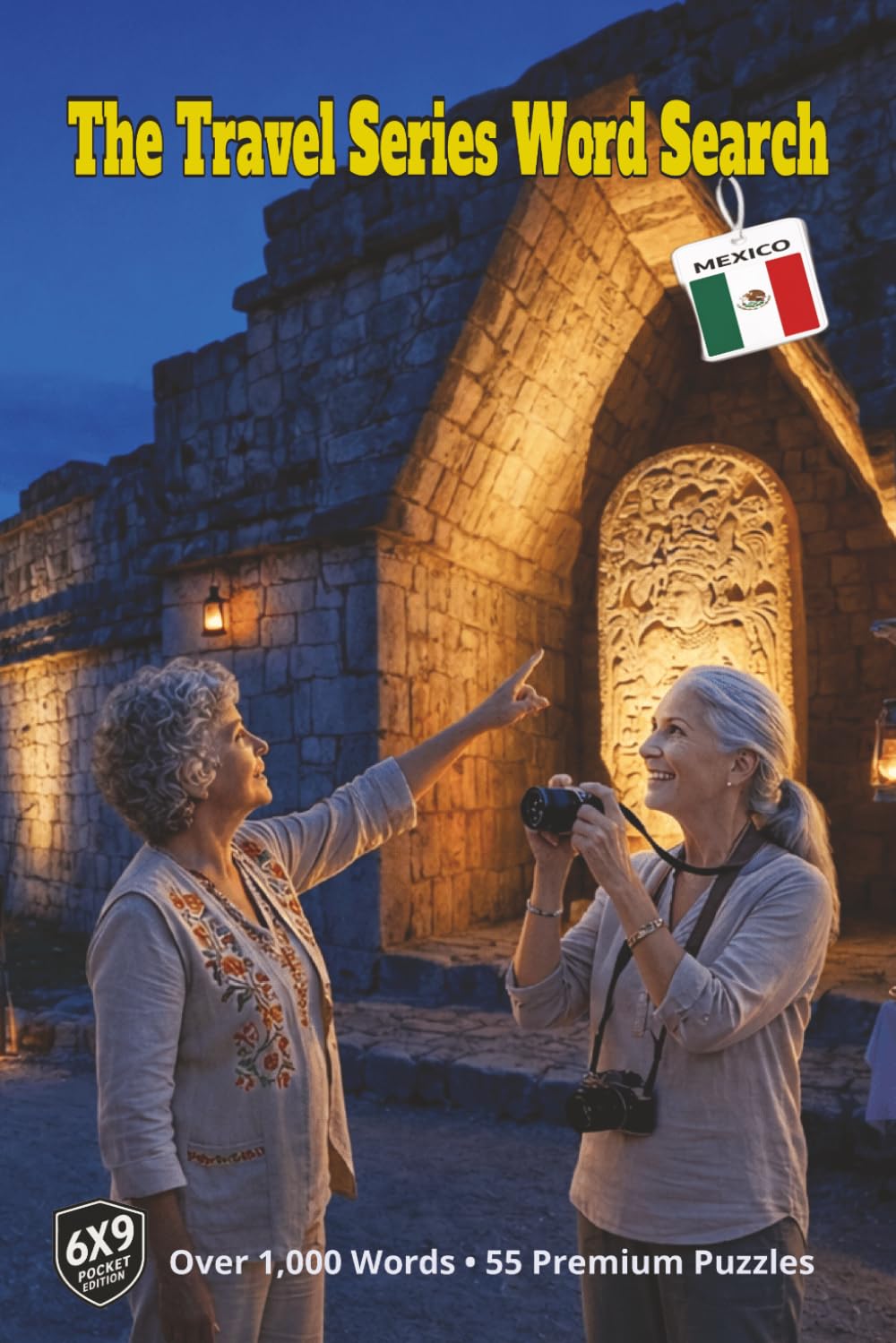 The Travel Series Word Search: Mexico: Embrace the aroma of corn tortillas and explore sun warmed pyramids and plaza markets as Mexico reveals its ... tradition in over 1,000 words in 55 puzzles