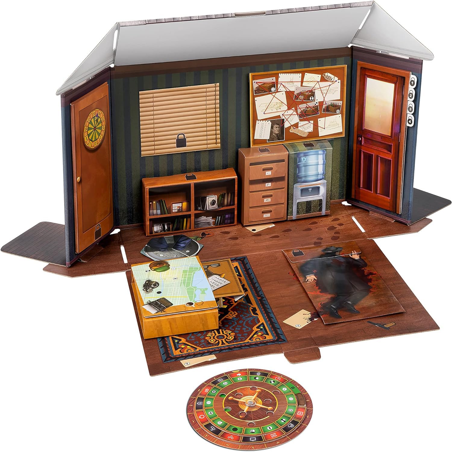 ThinkFun Escape The Room Mafia Mord, Logik-Spiel für Erwachsene, 13 Spieler, ab 14 Jahren