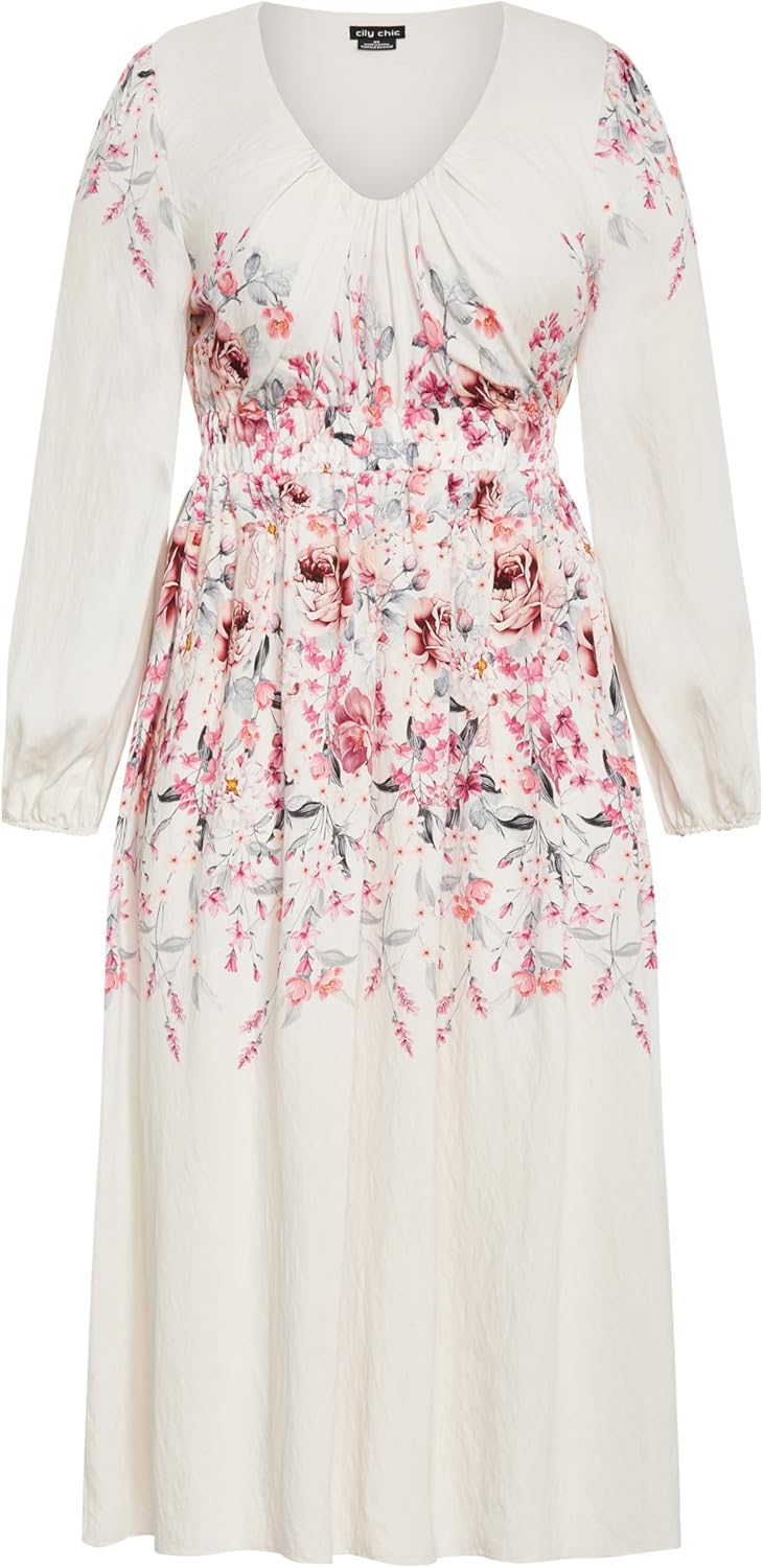 City Chic Womens Cocktail Dress - Cali Maxi - Image 3