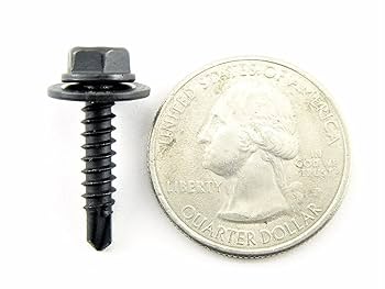 Retro-Motive GM Truck Black Self Tap Hex Head Screws- M4.2mm